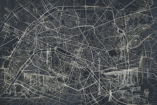 Mapa de una ciudad Mapa de una ciudad
