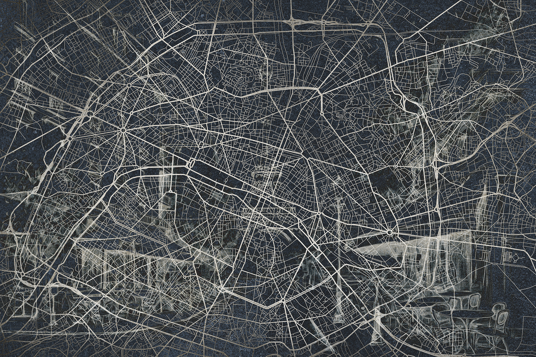 Map of a city