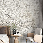 Fotomurales Mapa de una ciudad