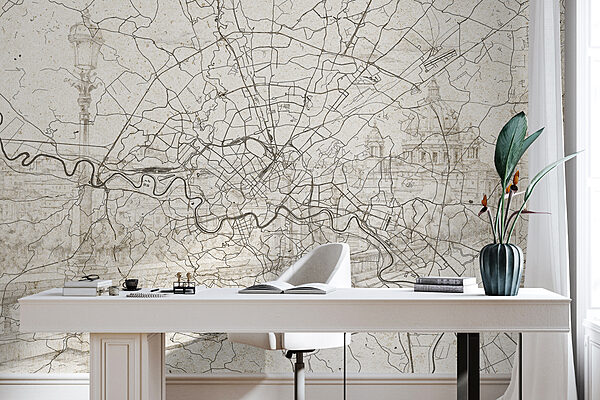 Mapa de una ciudad Mapa de una ciudad