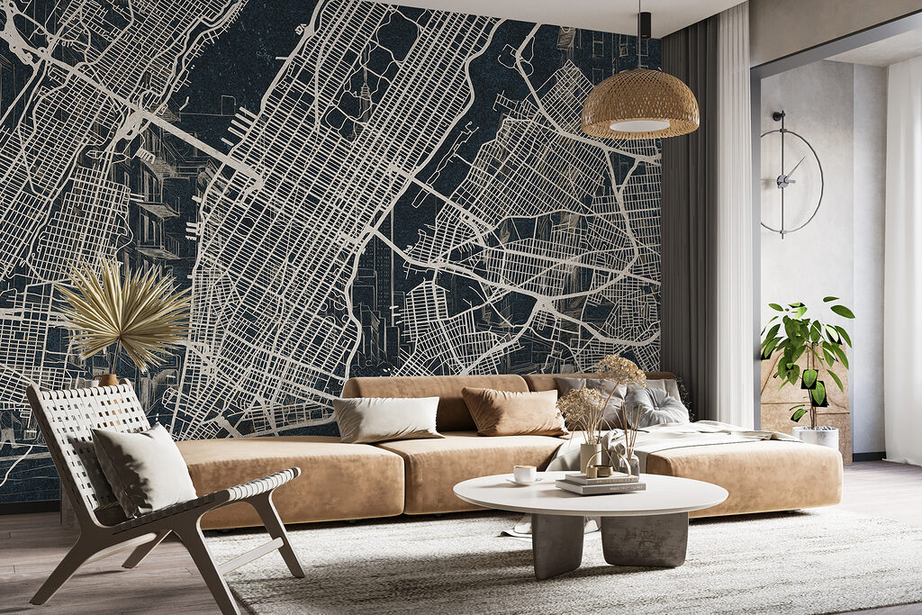 Map of a city