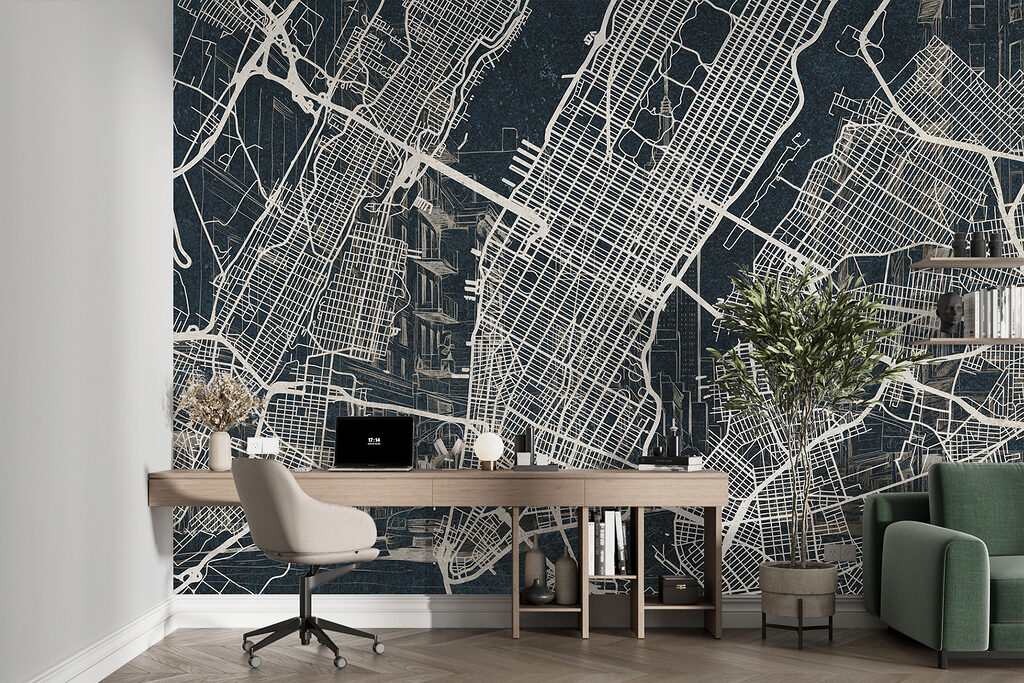 Map of a city