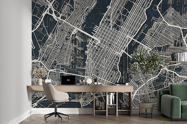 Map of a city