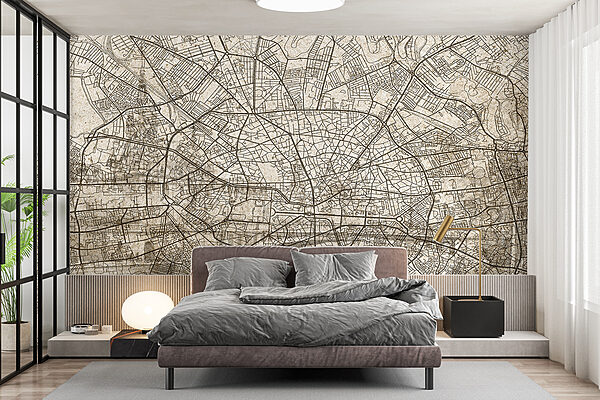 Mapa de una ciudad Mapa de una ciudad