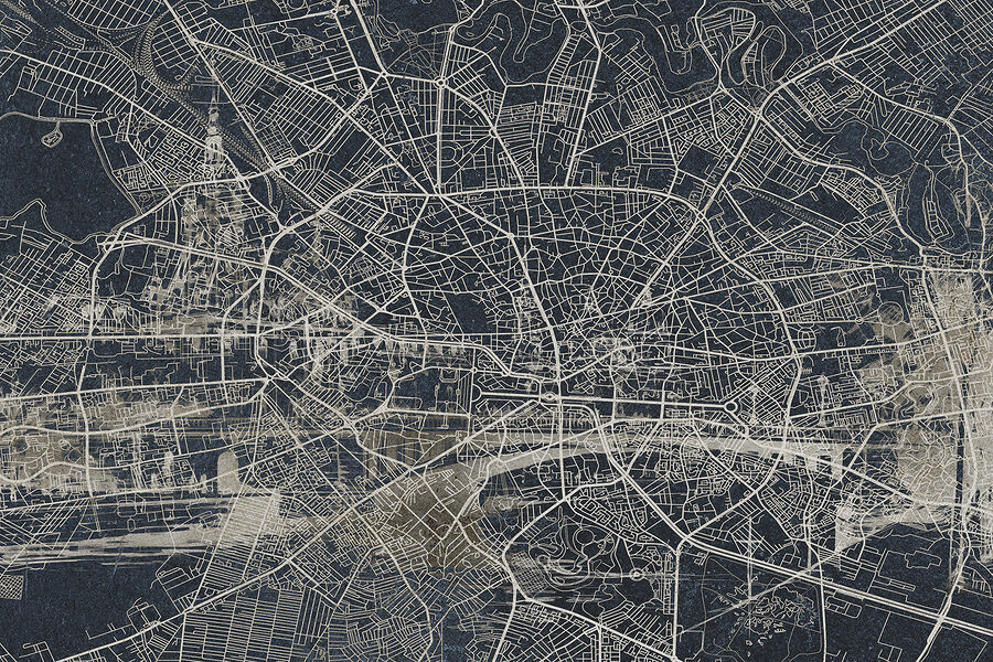 Mapa de una ciudad