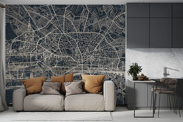 Mapa de una ciudad Mapa de una ciudad