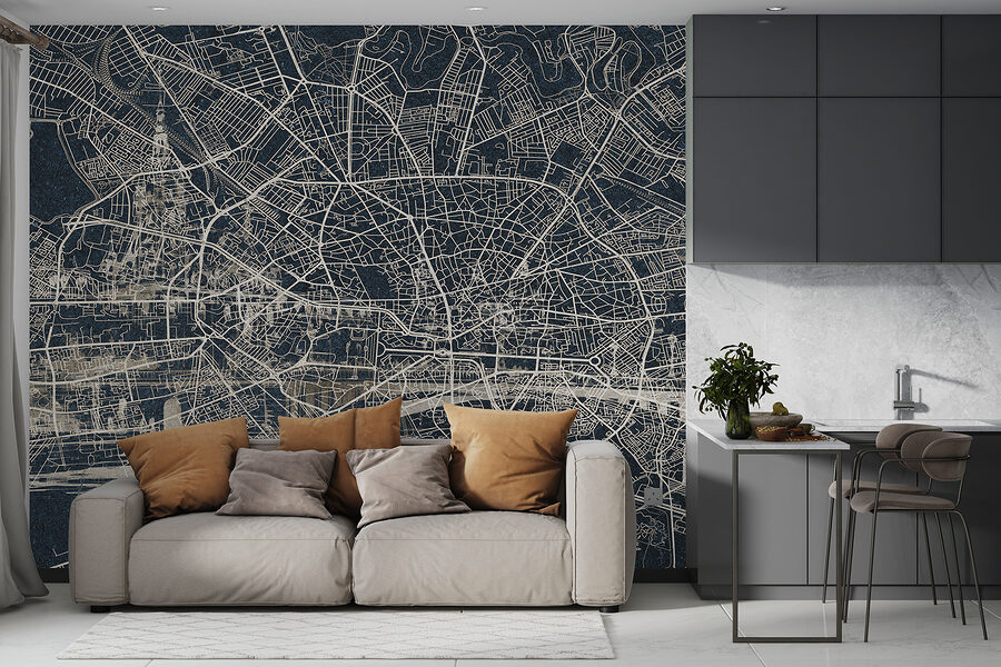 Mapa de una ciudad