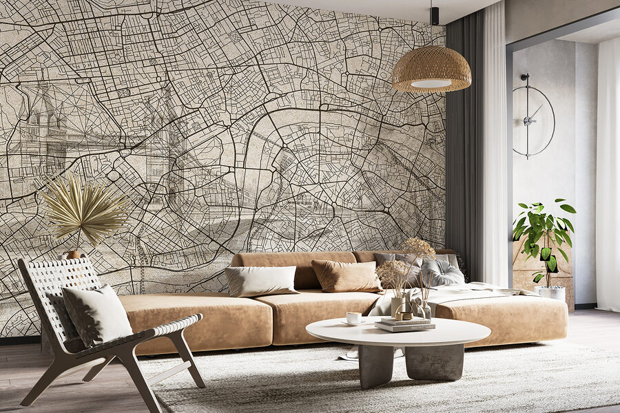 Mapa de una ciudad
