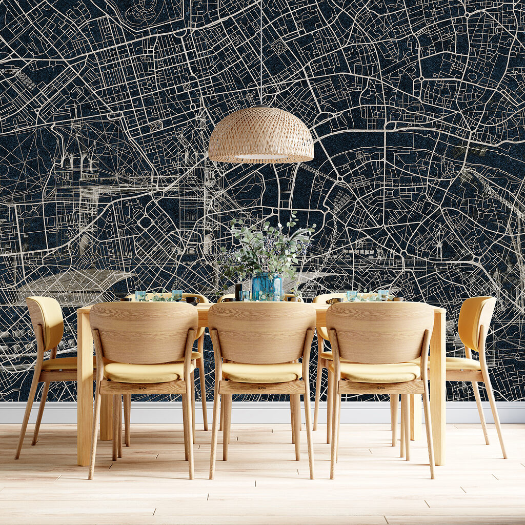 Map of a city Map of a city