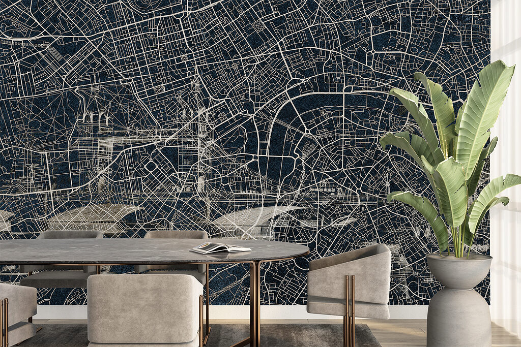 Map of a city Map of a city