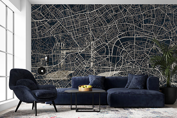 Mapa de una ciudad Mapa de una ciudad