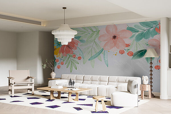 Fotomurales Fotomurales Primer plano de flores (SKU: w01762)