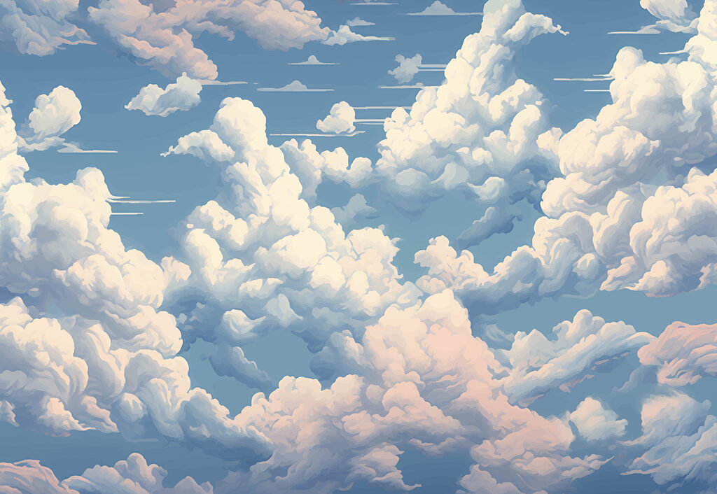 Cielo azul con nubes Cielo azul con nubes