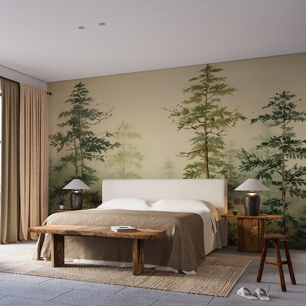Pintura de un bosque Pintura de un bosque