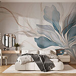 Fotomurales Primer plano de una flor