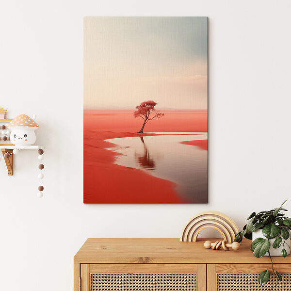Cuadros Árbol en un desierto rojo (SKU: s40722) Cuadros Cuadros Árbol en un desierto rojo (SKU: s40722)