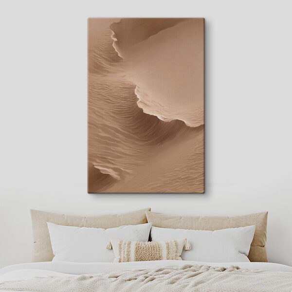 Sand dune with waves