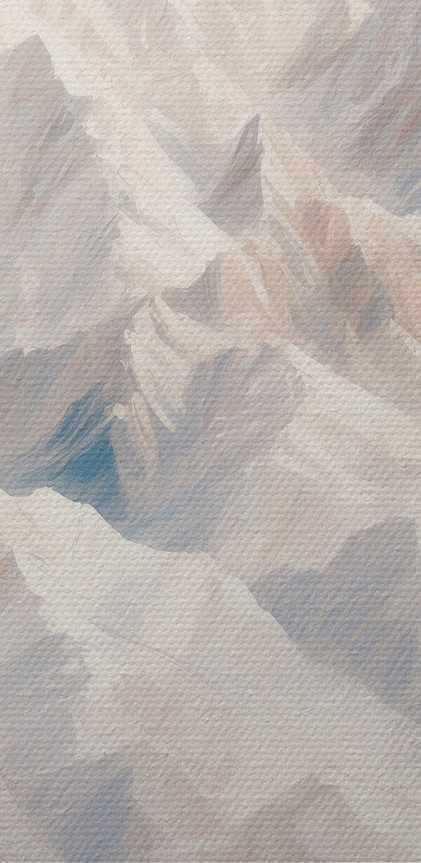 Mountain range with snow Mountain range with snow