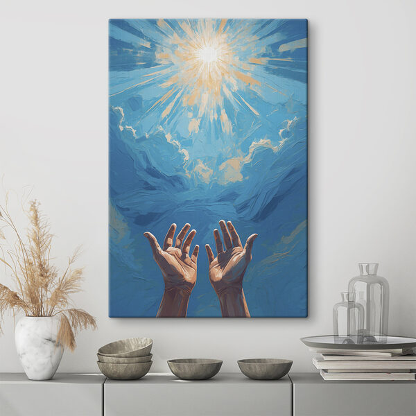 Cuadros Un par de manos que se alzan hacia el cielo (SKU: s40692) Cuadros Cuadros Un par de manos que se alzan hacia el cielo (SKU: s40692)
