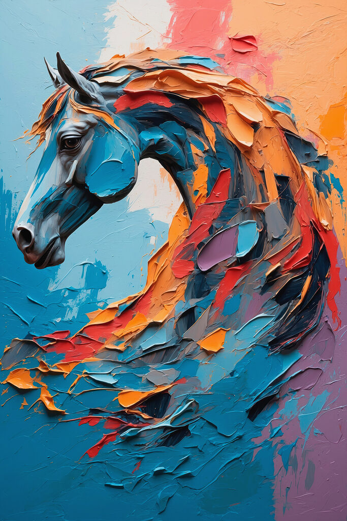 Painting of a horse Painting of a horse
