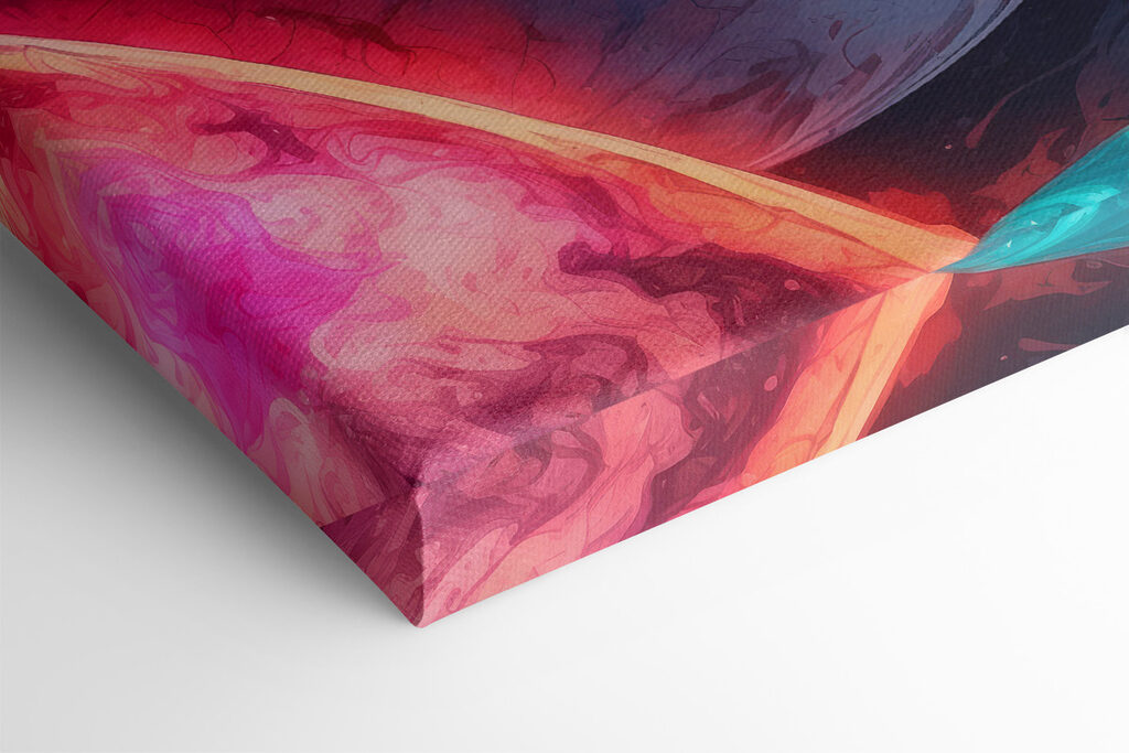 Colorful planets in space Colorful planets in space