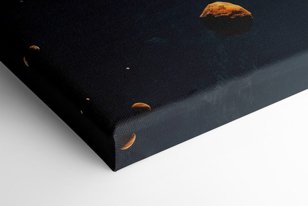 Planets in space with planets and stars Planets in space with planets and stars