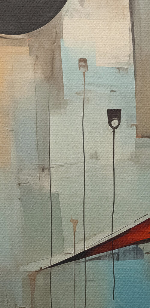 Painting of a face
