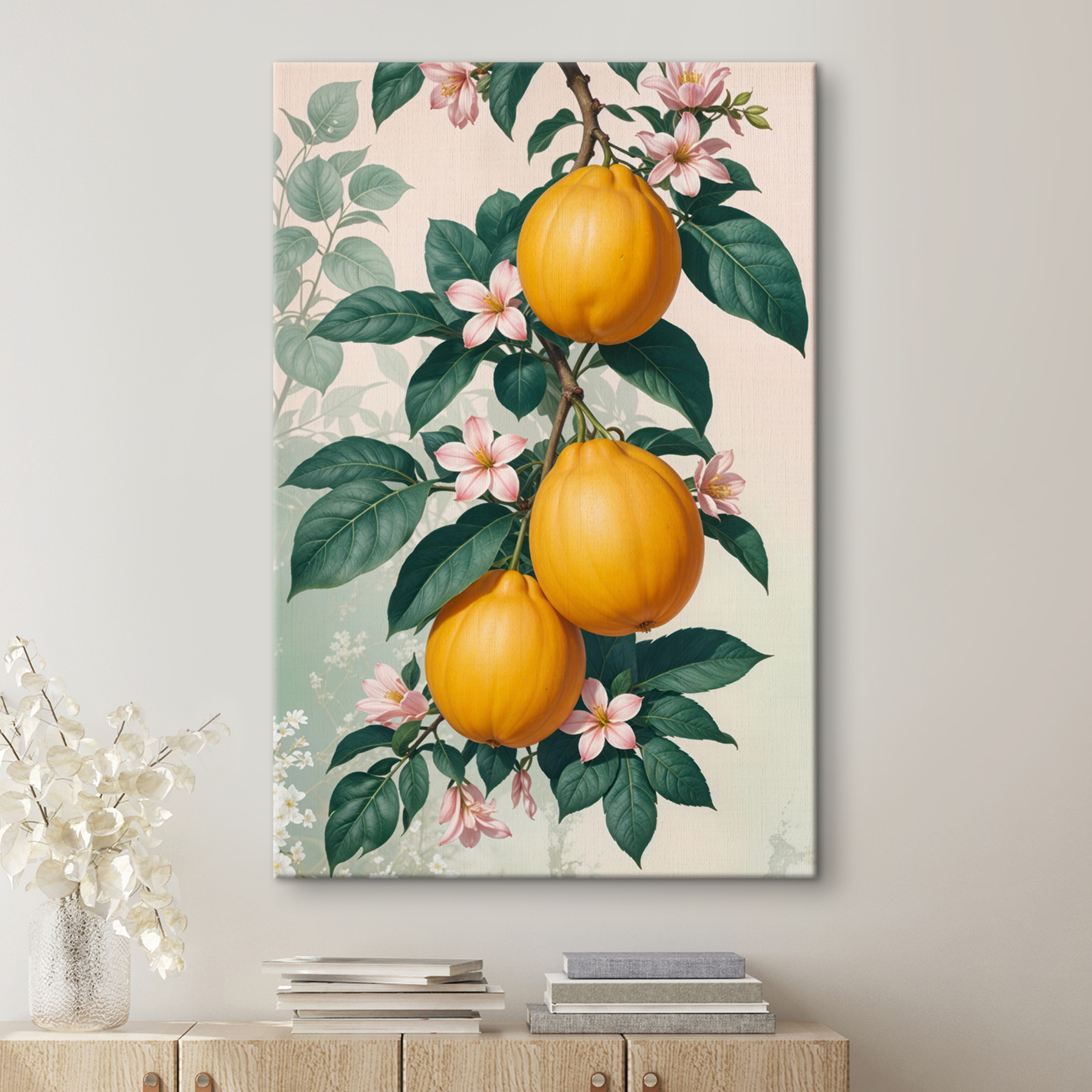 Group of fruit on a plant Group of fruit on a plant