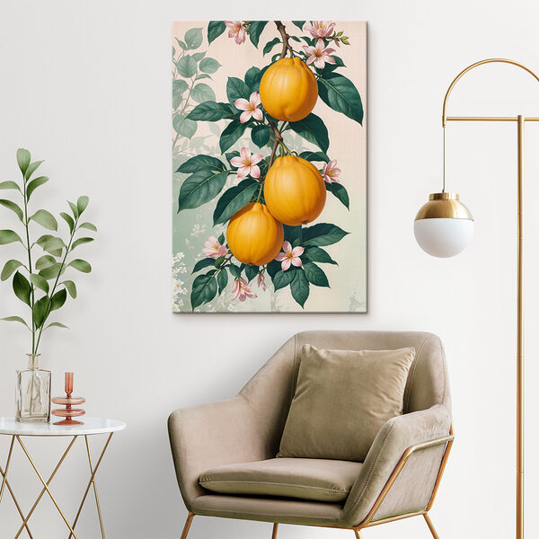 Group of fruit on a plant Group of fruit on a plant