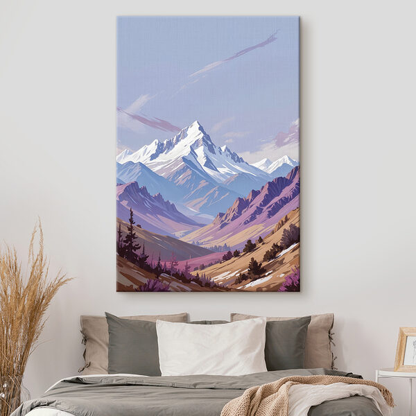 Cuadros Cordillera con árboles y montañas al fondo (SKU: s40595) Cuadros Cuadros Cordillera con árboles y montañas al fondo (SKU: s40595)