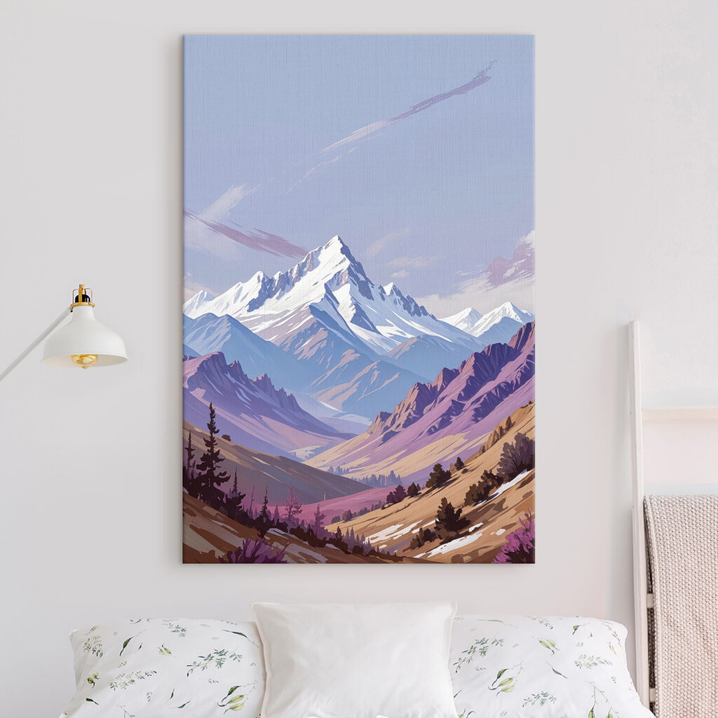 Mountain range with trees and mountains in the background Mountain range with trees and mountains in the background