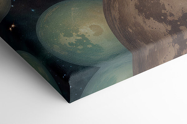 Group of planets in space Group of planets in space