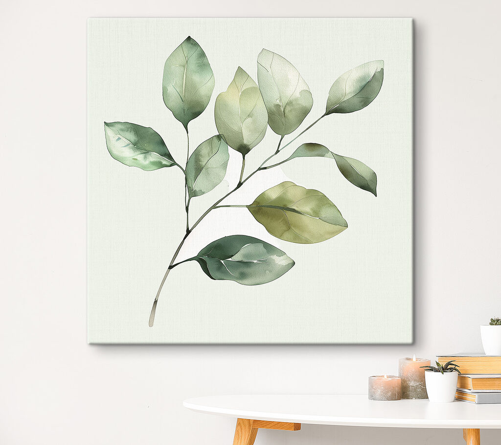 Green leafy plant with a white background Green leafy plant with a white background