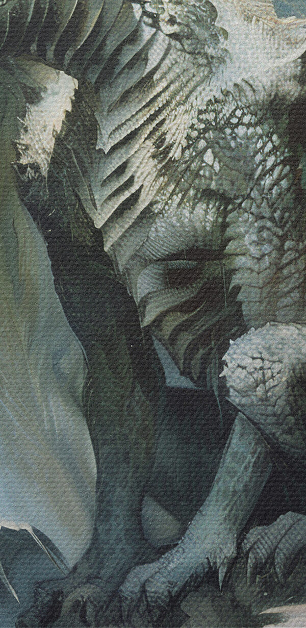 Dragon sitting on a rock Dragon sitting on a rock