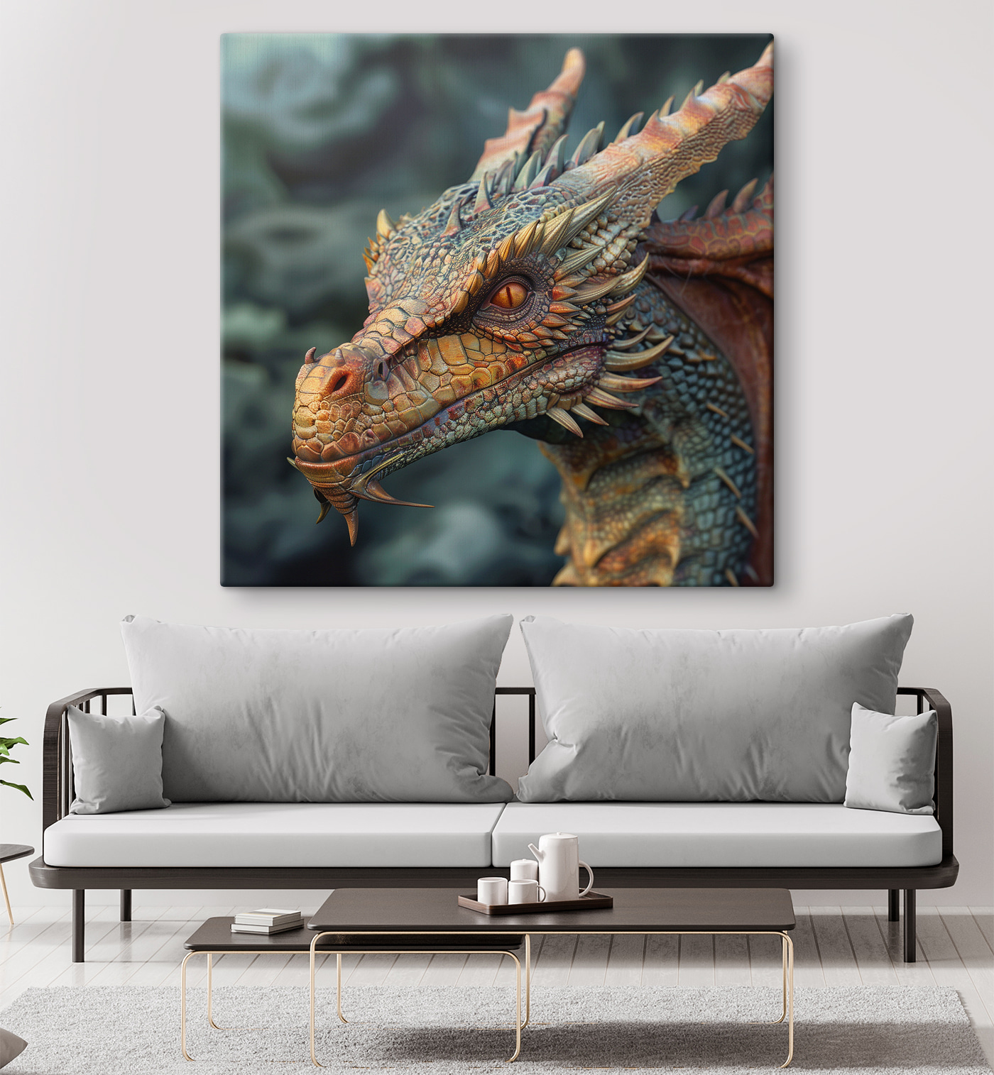 Dragon with sharp spikes Dragon with sharp spikes