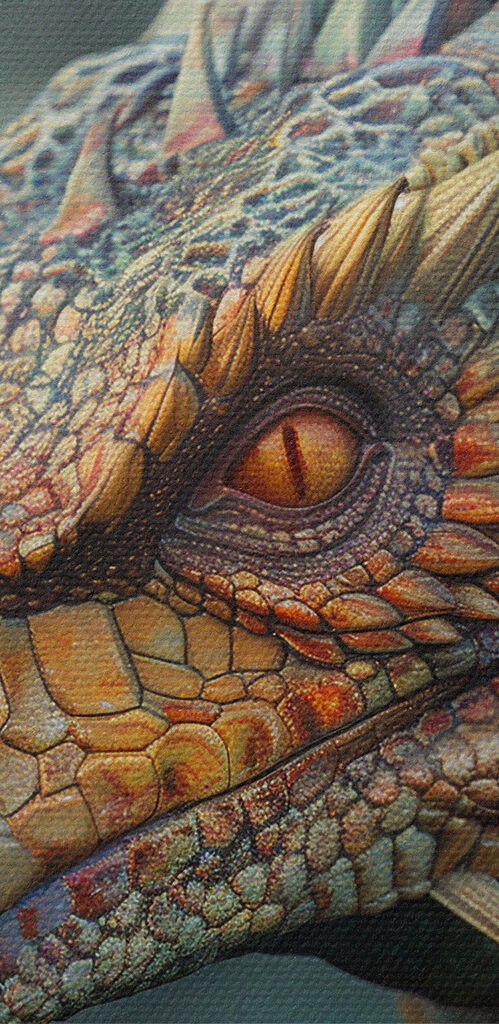 Dragon with sharp spikes Dragon with sharp spikes