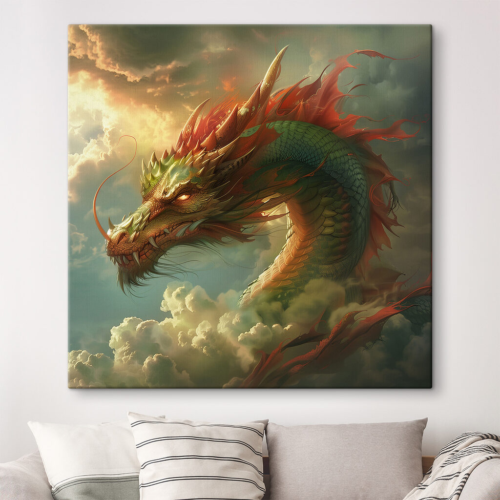 Dragon in the clouds Dragon in the clouds