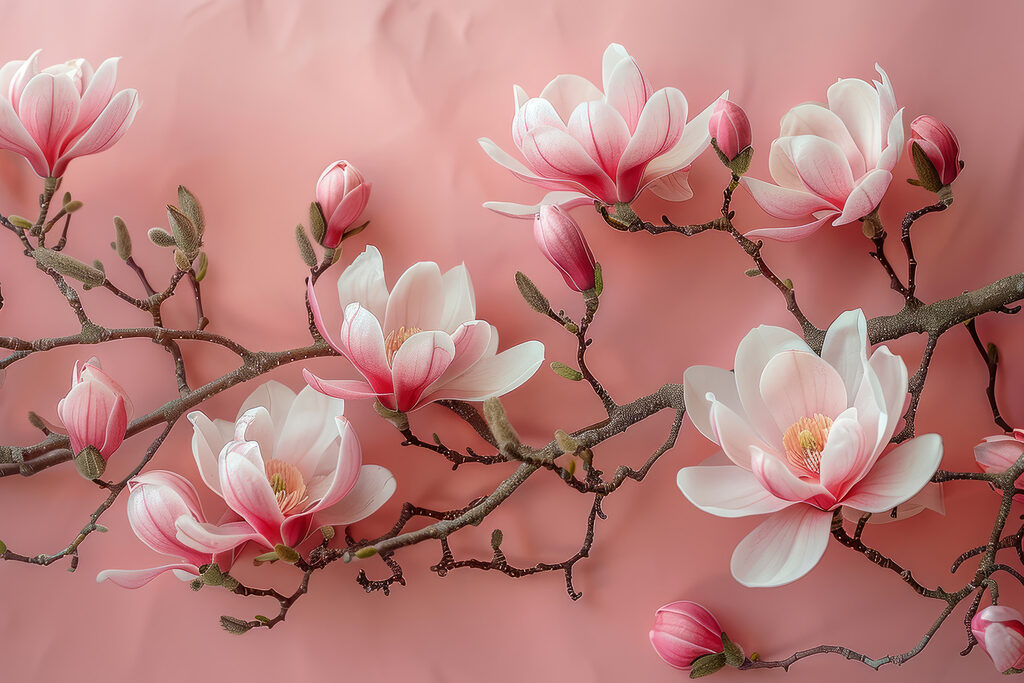 Branch with flowers on it