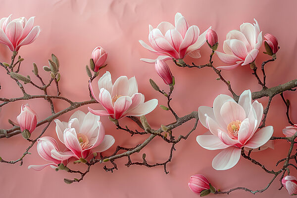Branch with flowers on it
