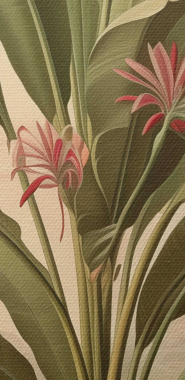 Large plant with flowers and leaves Large plant with flowers and leaves