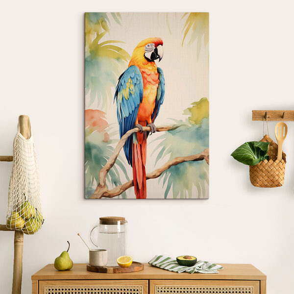 Cuadros Pájaro de colores en una rama (SKU: s40879) Cuadros Cuadros Pájaro de colores en una rama (SKU: s40879)