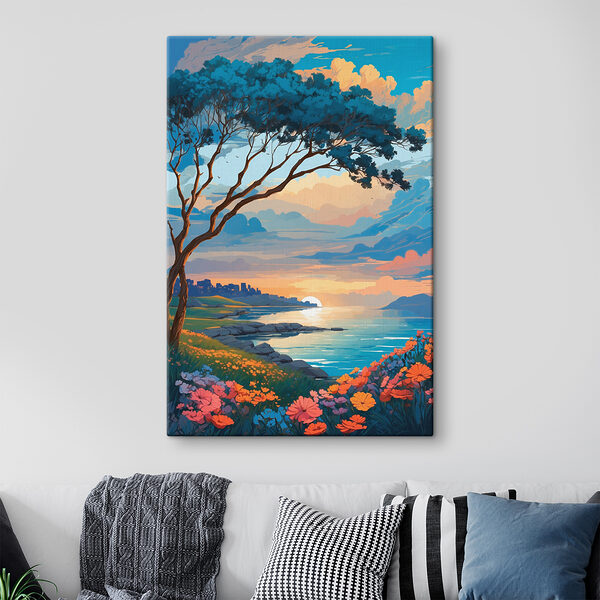 Tree next to a body of water Tree next to a body of water