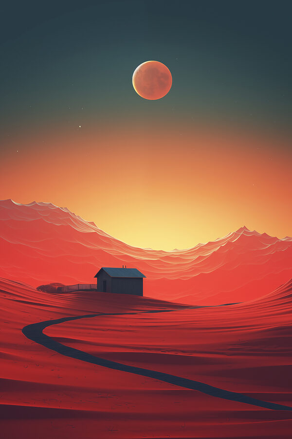 House in a desert House in a desert