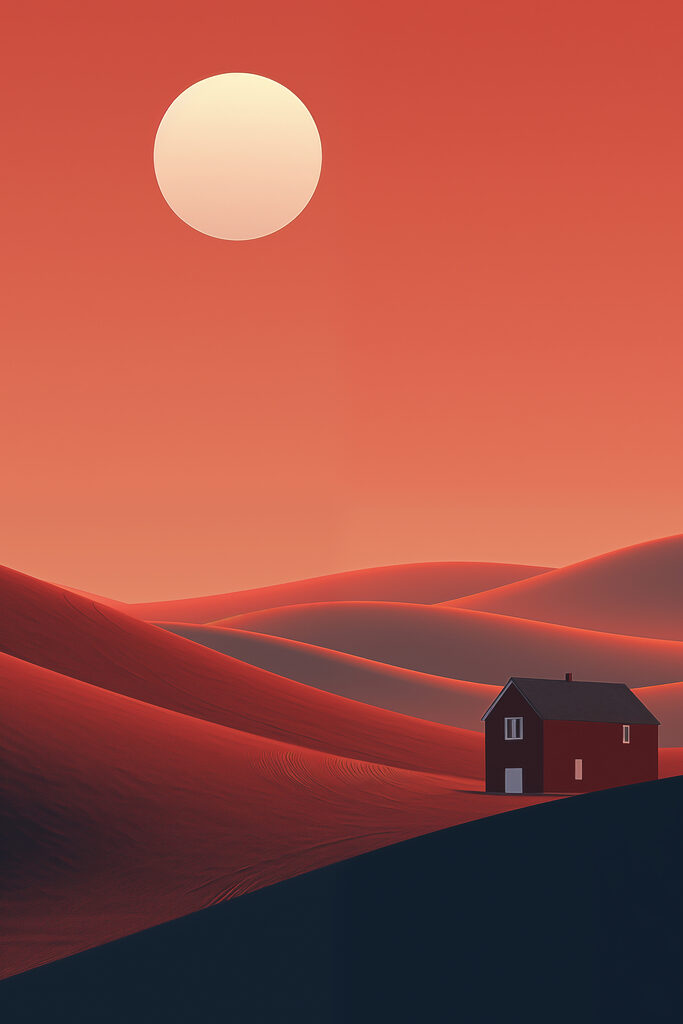 House in a desert House in a desert