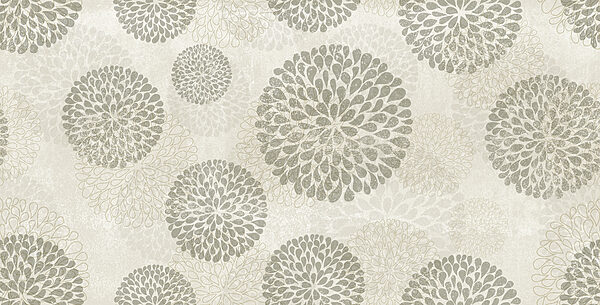 Motivo floral gris y blanco Motivo floral gris y blanco