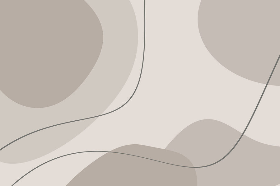 Fotomurales Fondo gris y blanco con líneas curvas - Imagen 4