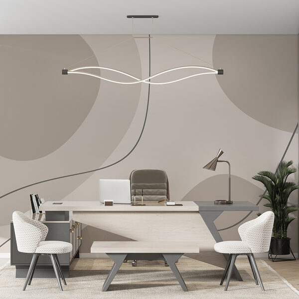 Fondo gris y blanco con líneas curvas Fondo gris y blanco con líneas curvas