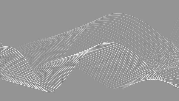 White lines on a gray background