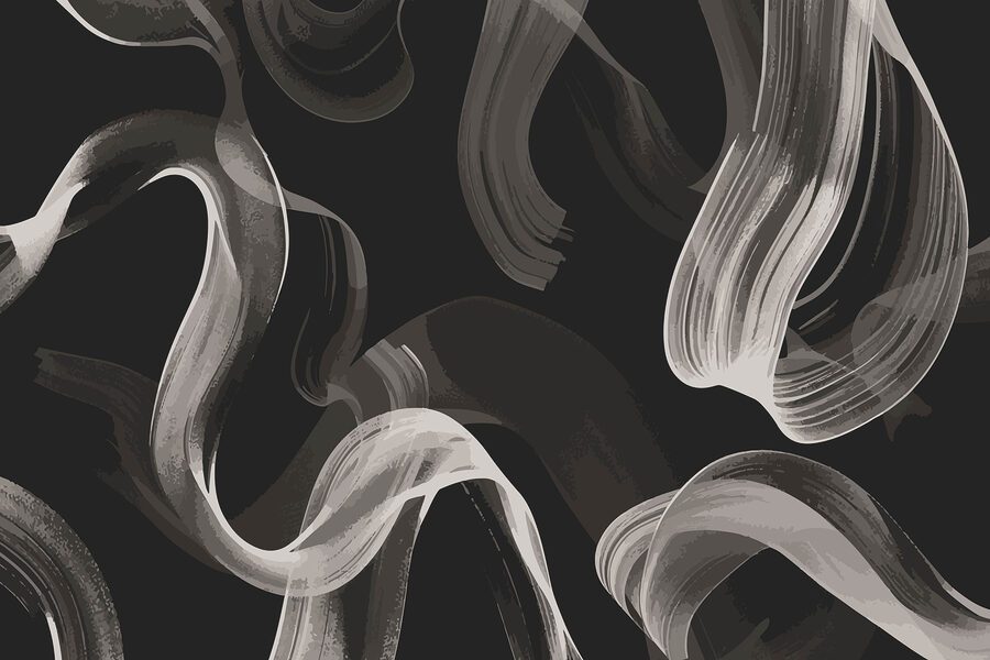 Fondo blanco y negro con humo blanco Fondo blanco y negro con humo blanco