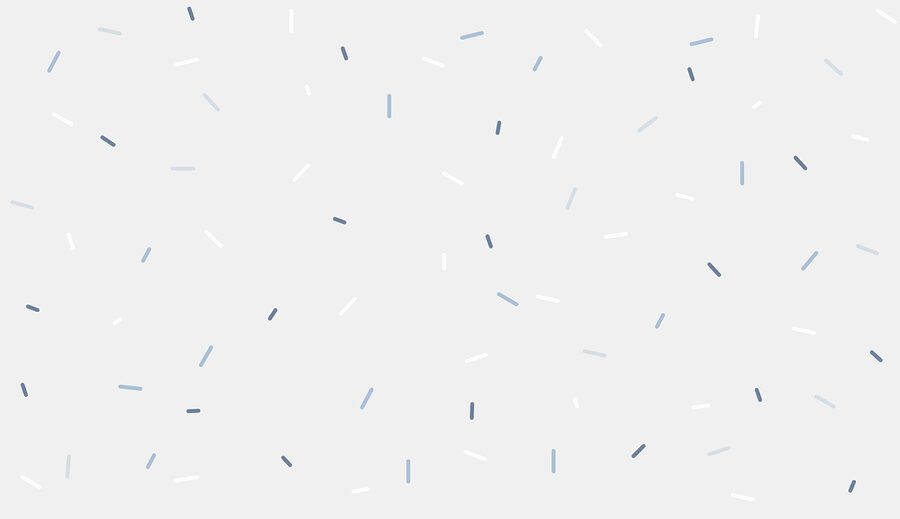 Fondo blanco con motas azules y blancas